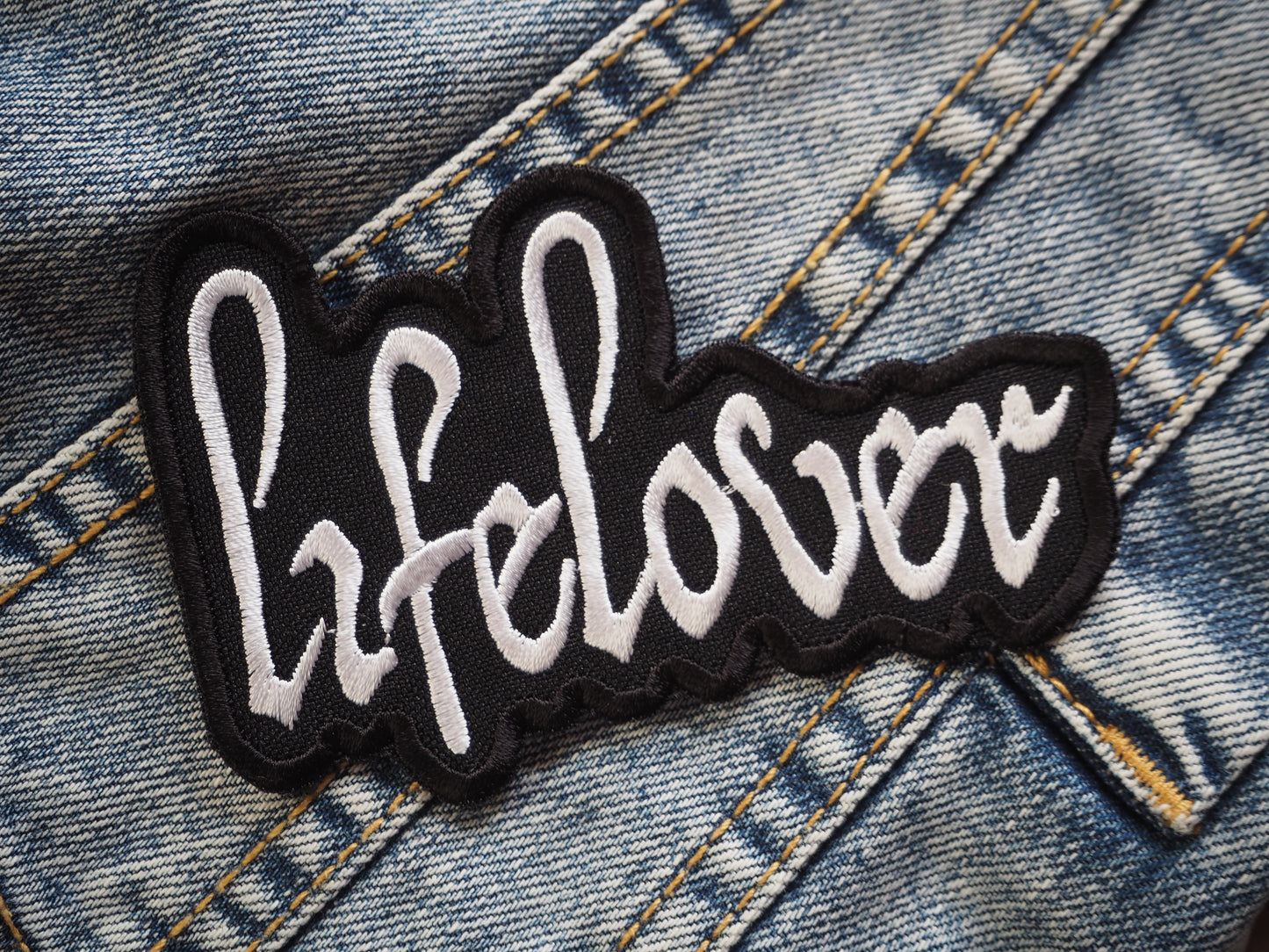 Lifelover Black Metal DSBM Embroidered Patch