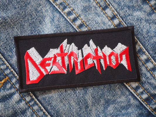 Destruction Thrash Metal Embroidered Patch