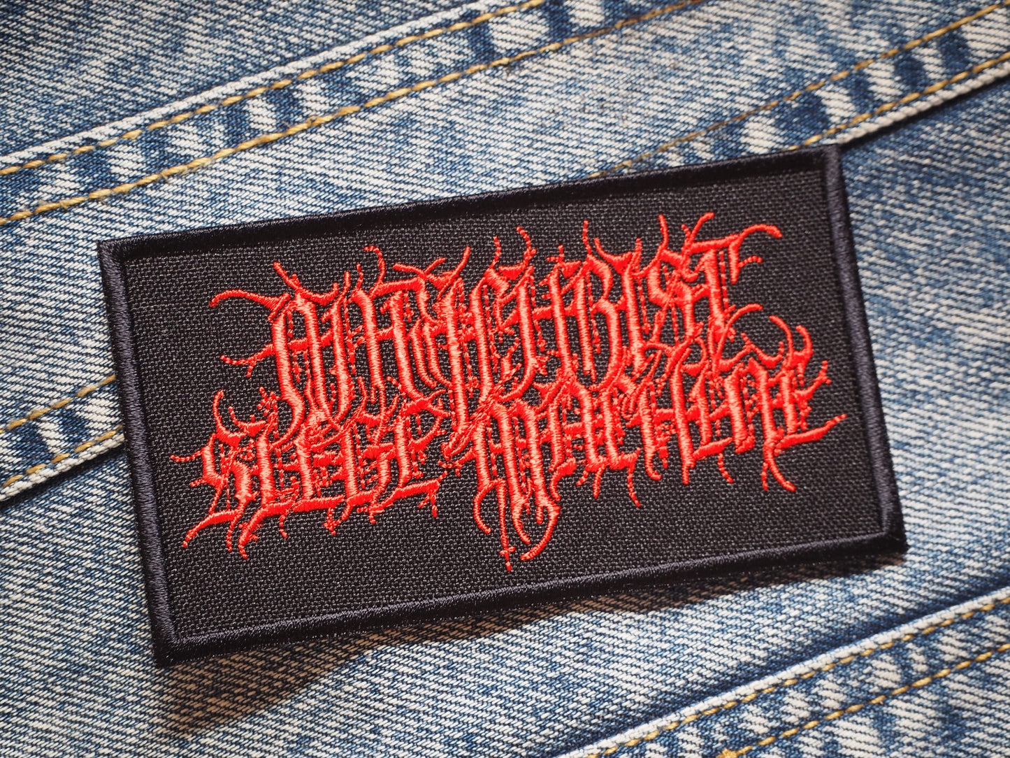 Goat Black Thrash Death Metal Embroidered Patches