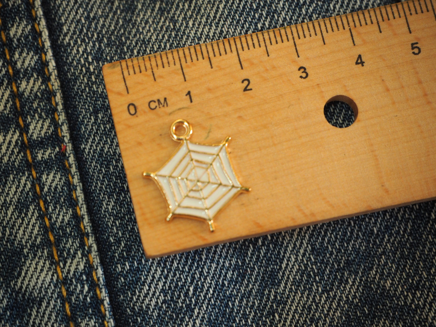 Spider Web Metal Pendant