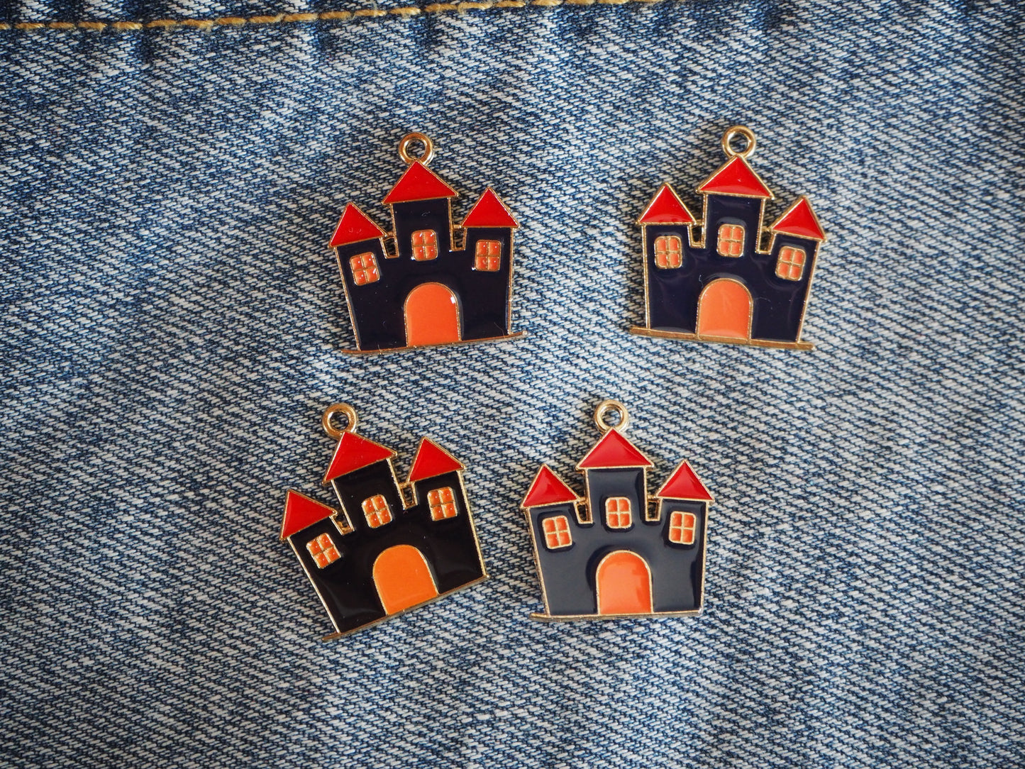 Helloween Castle Metal pendant