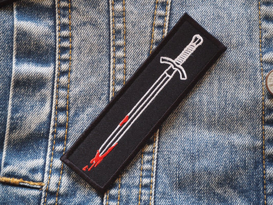 Medieval Bloody Sword Patch