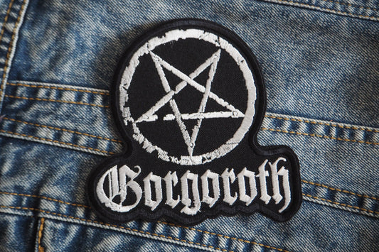 Black Metal Pentagram Embroidered patch