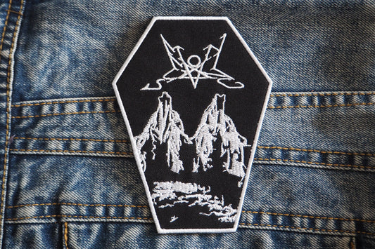 Atmospheric Black Metal Embroidered patch