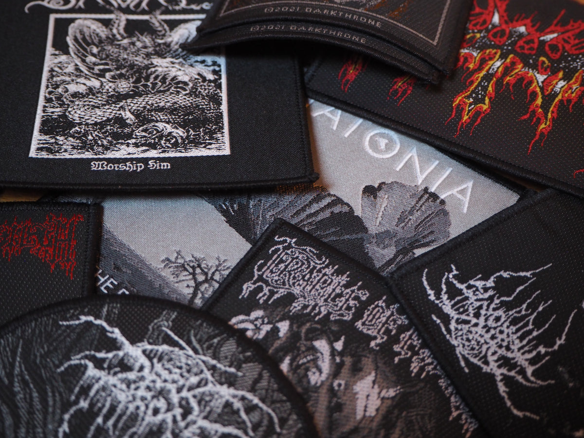Blackpatch Ideas 5 x Random High Quality WOVEN Patches Box (Black Metal) – IngridPatches