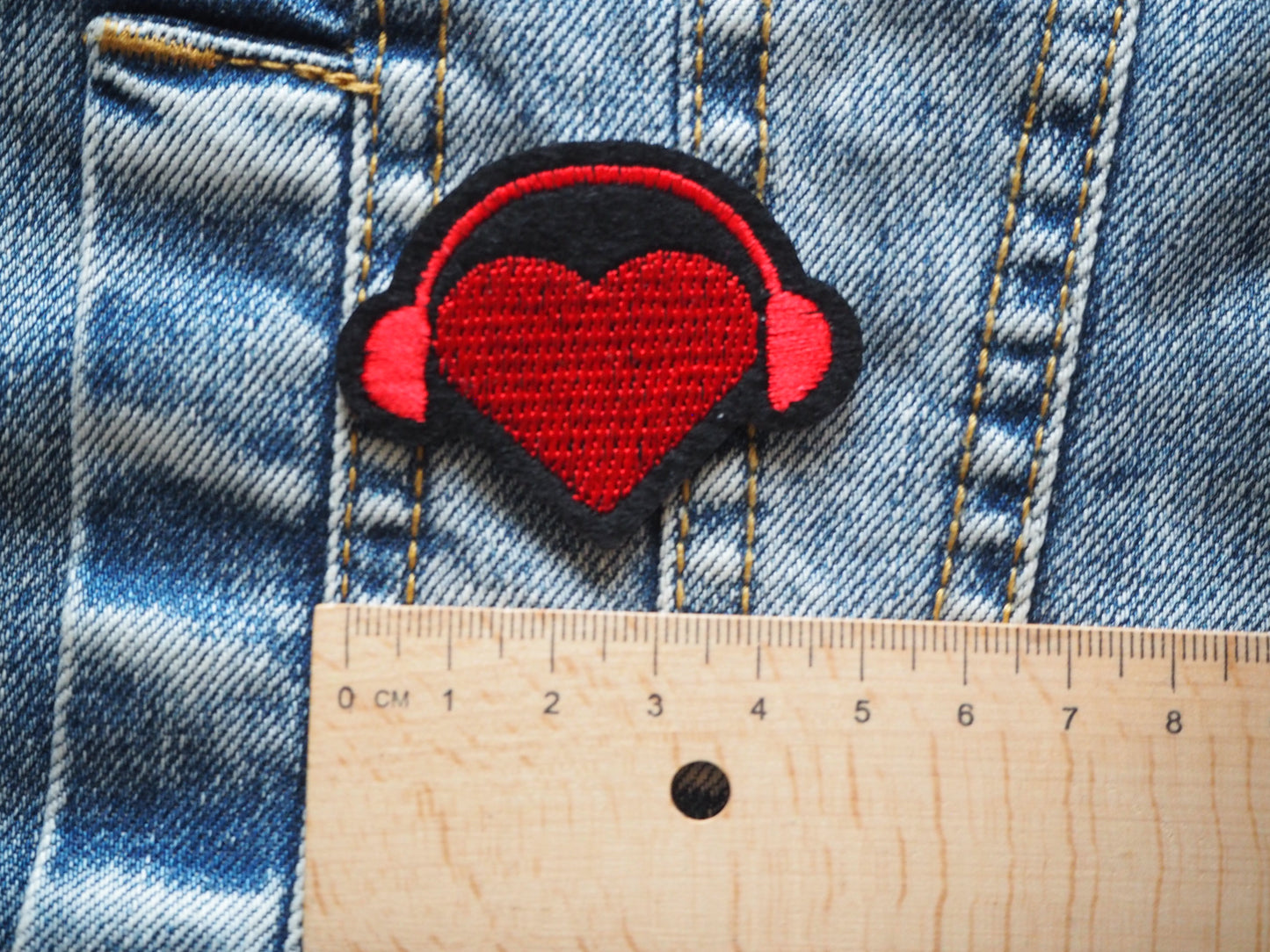 Heart & Headphones Patch