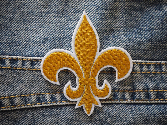 The fleur-de-lis Gold Patch
