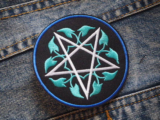 Pentagram Witch Embroidered Patch