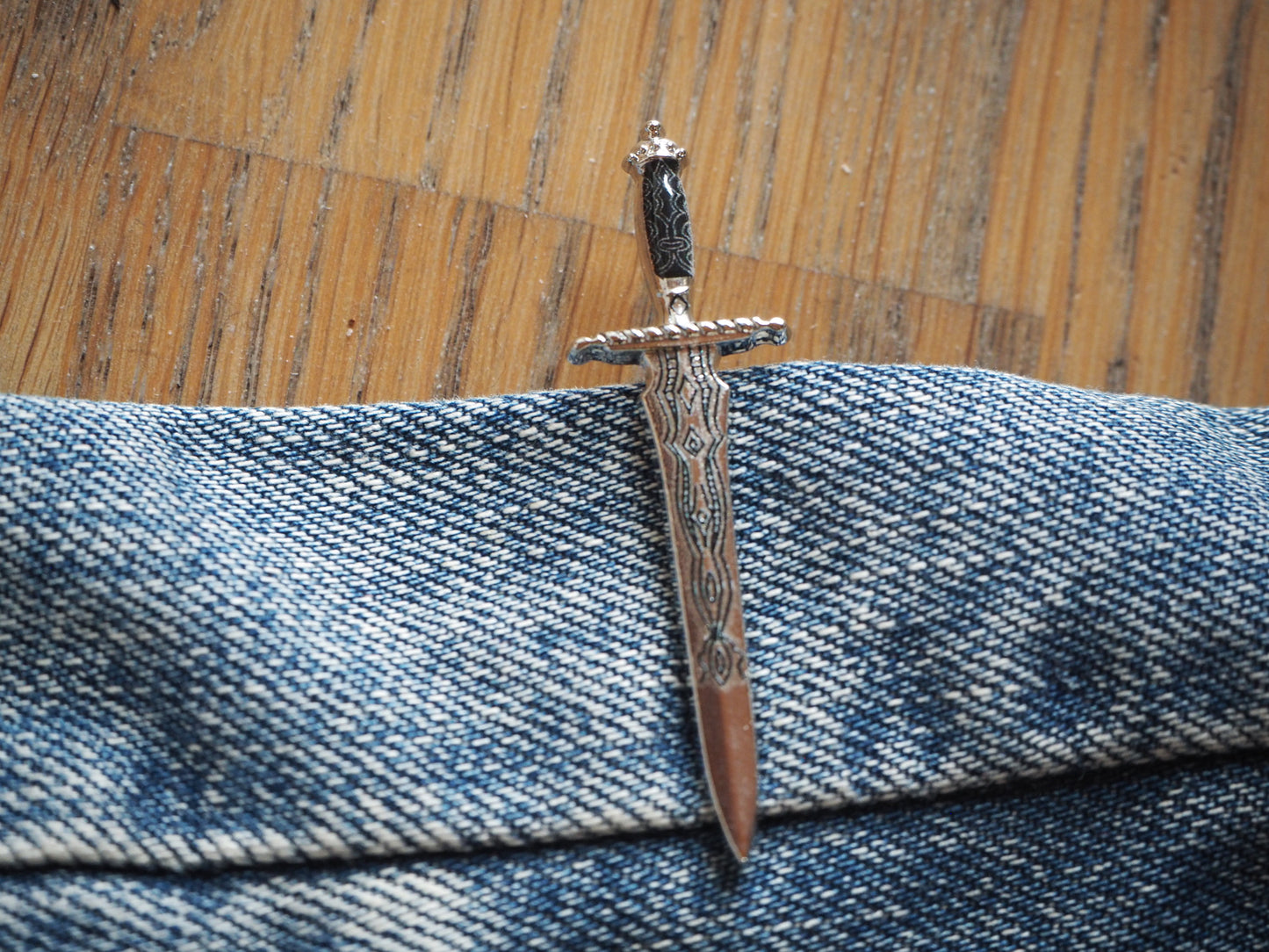 Medieval Sword Metal pin