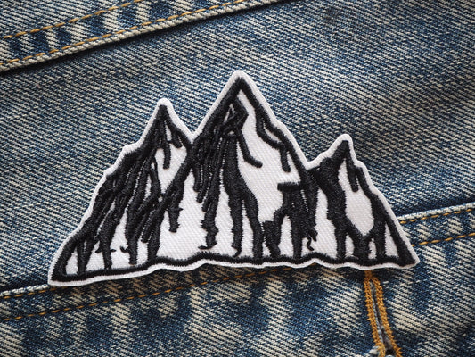 Mountains Nature Inspired Embroidered patch