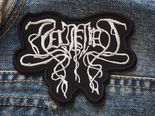 Helvetespine Black Metal Embroidered patch