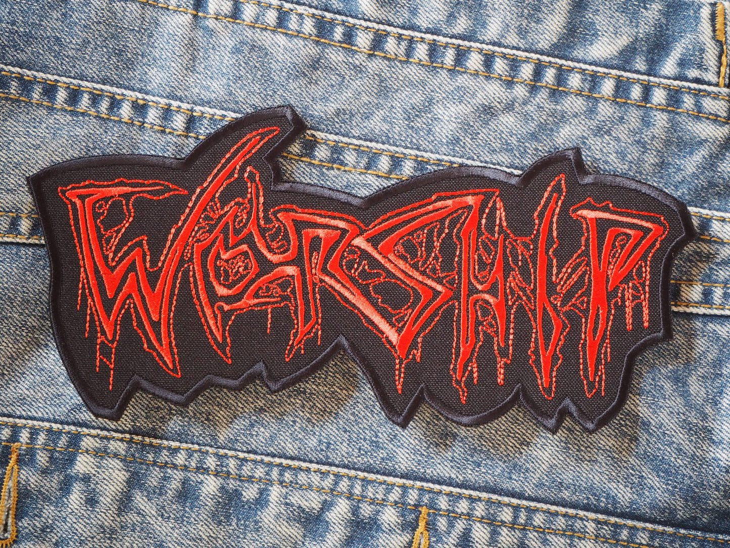 Goat Black Thrash Death Metal Embroidered Patches