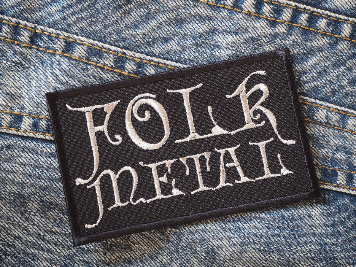 FOLK METAL Embroidered patch