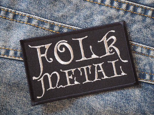 FOLK METAL Embroidered patch