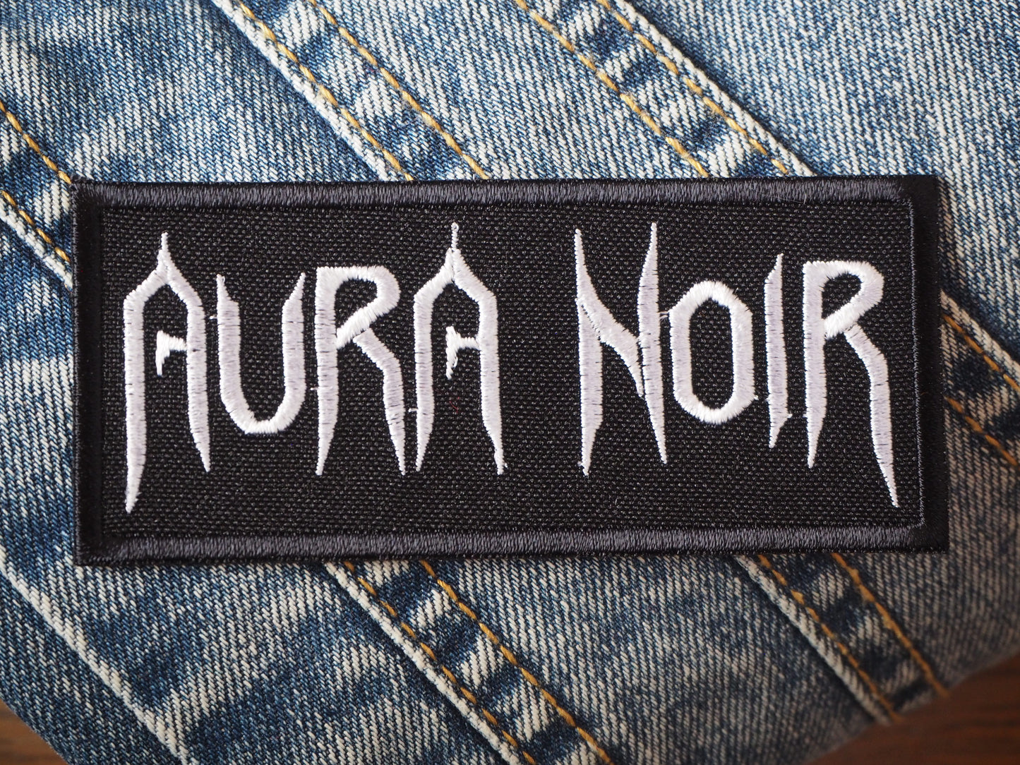 Aura Noir Black Metal Embroidered Patch