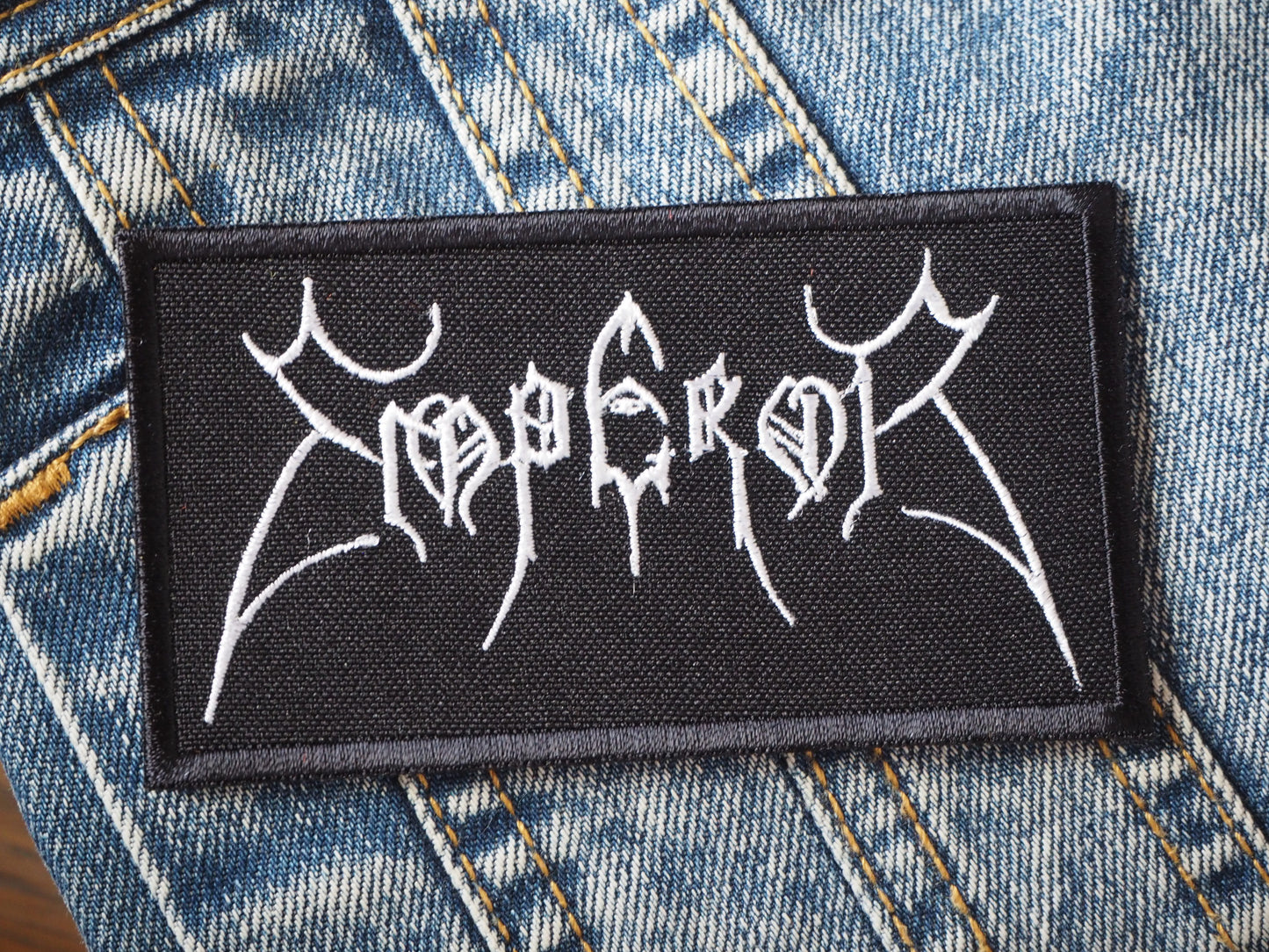 Emperor Logo Patch Black Metal