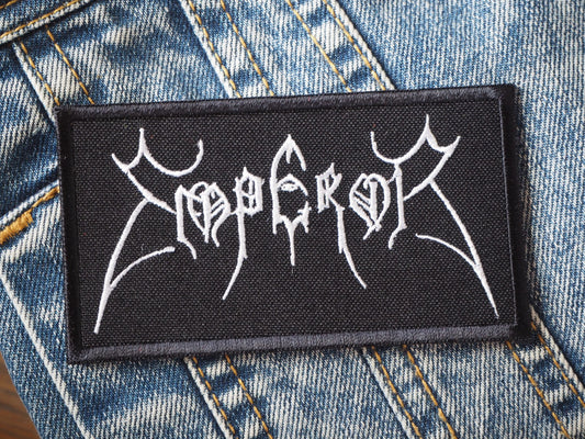 Emperor Logo Patch Black Metal