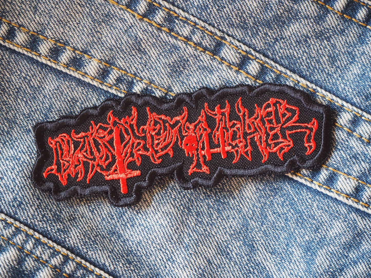 Goat Black Thrash Death Metal Embroidered Patches