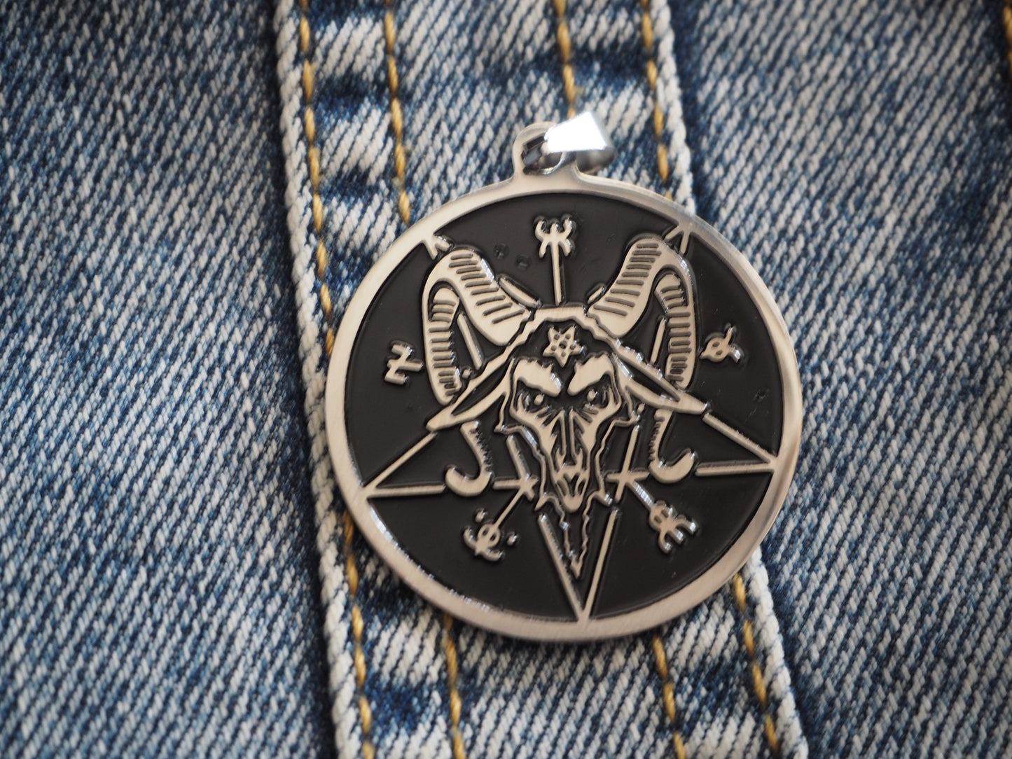 BAPHOMET PENTAGRAM Metal Pendant