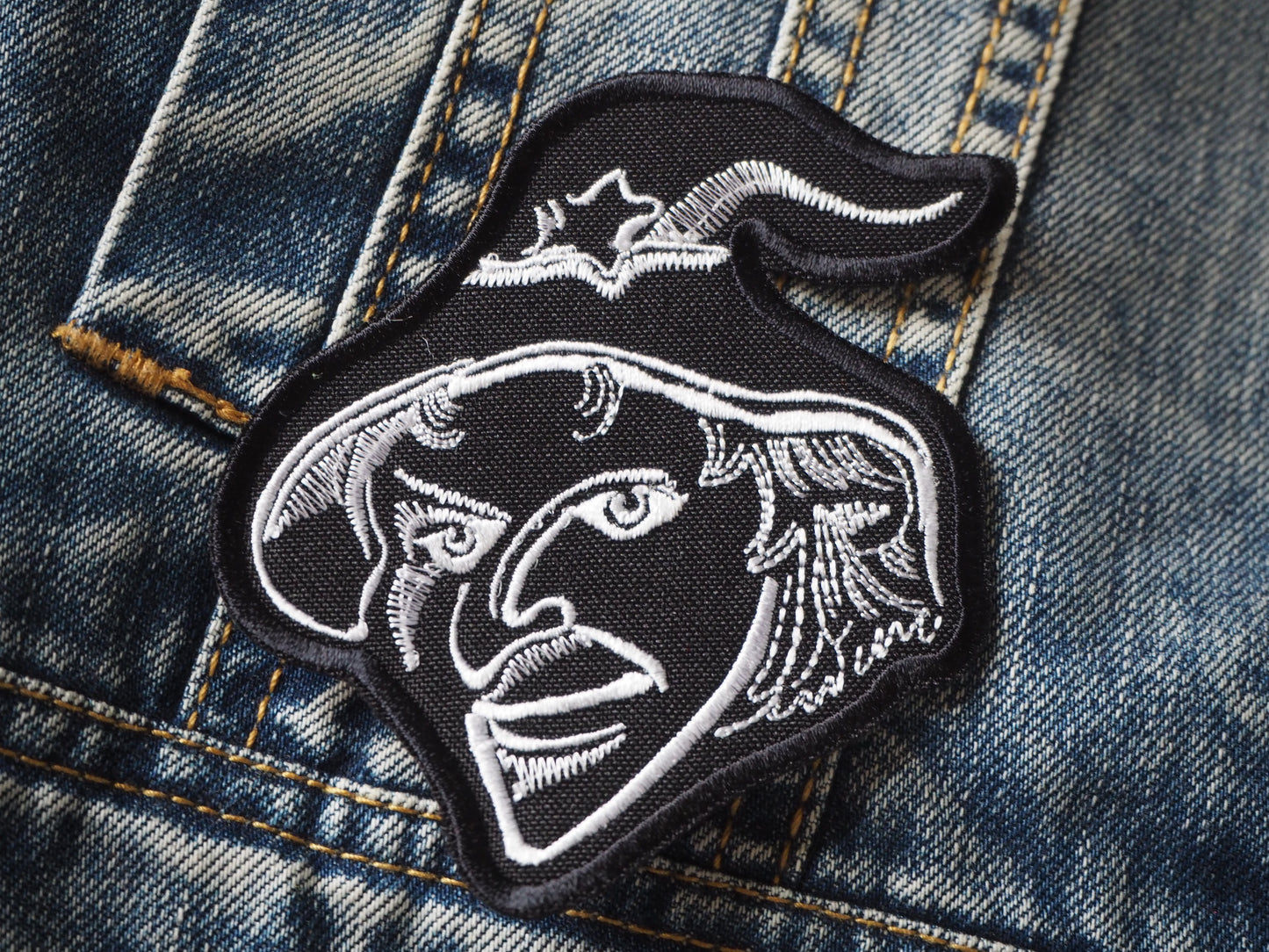 Witch Keller Synth, Dungeon Synth and Raw Black Metal inspired Embroidered Patch