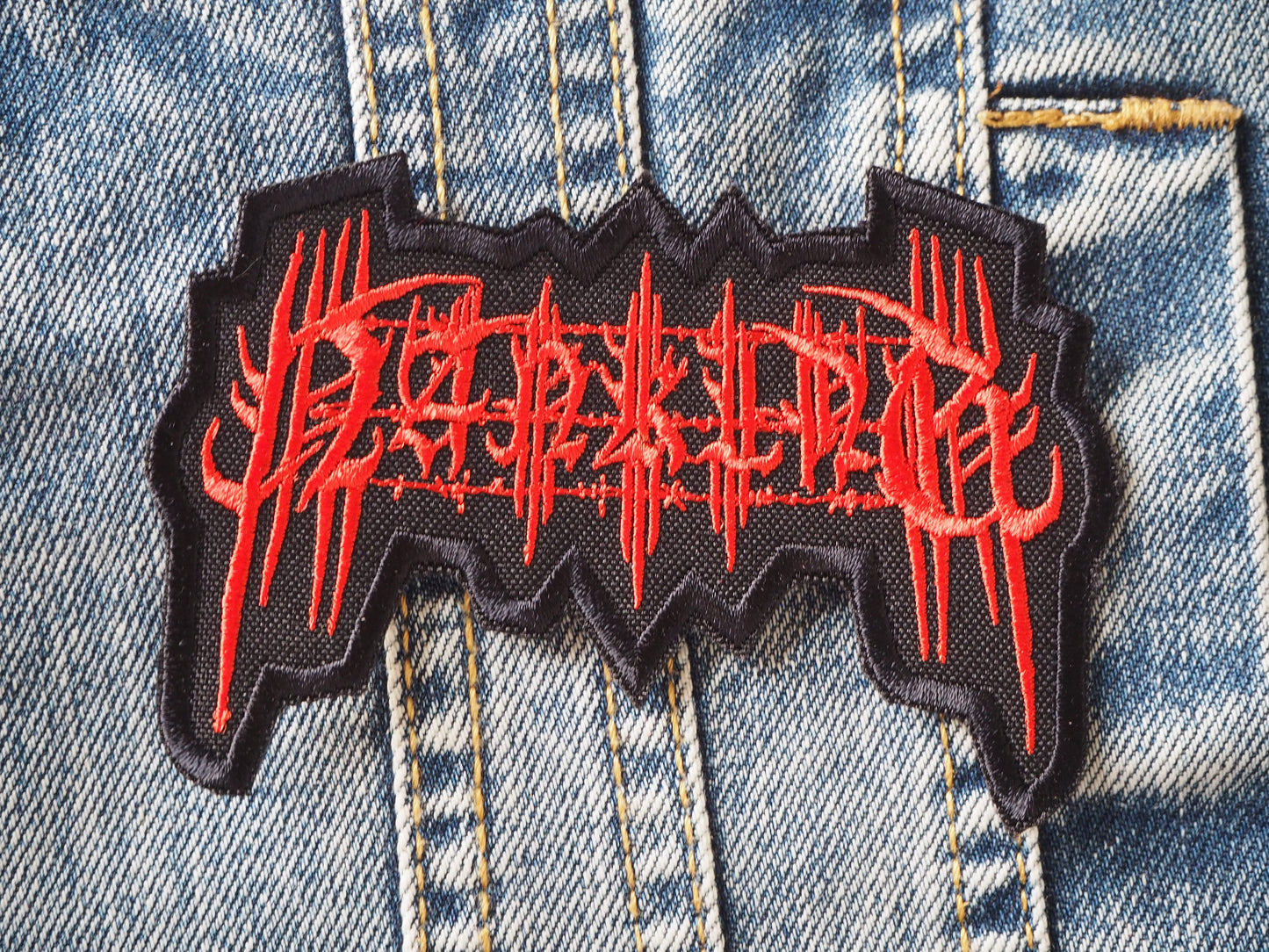 Goat Black Thrash Death Metal Embroidered Patches
