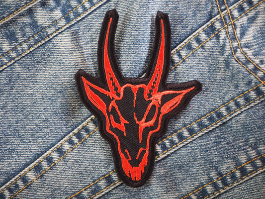 Goat Black Thrash Death Metal Embroidered Patches