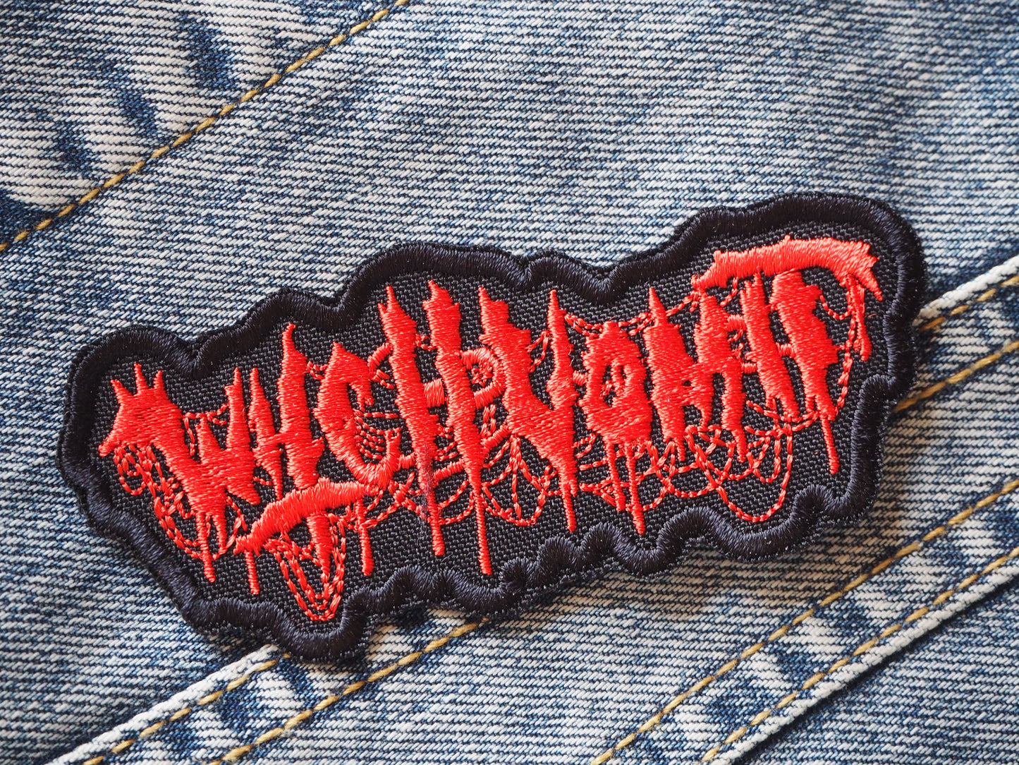Goat Black Thrash Death Metal Embroidered Patches
