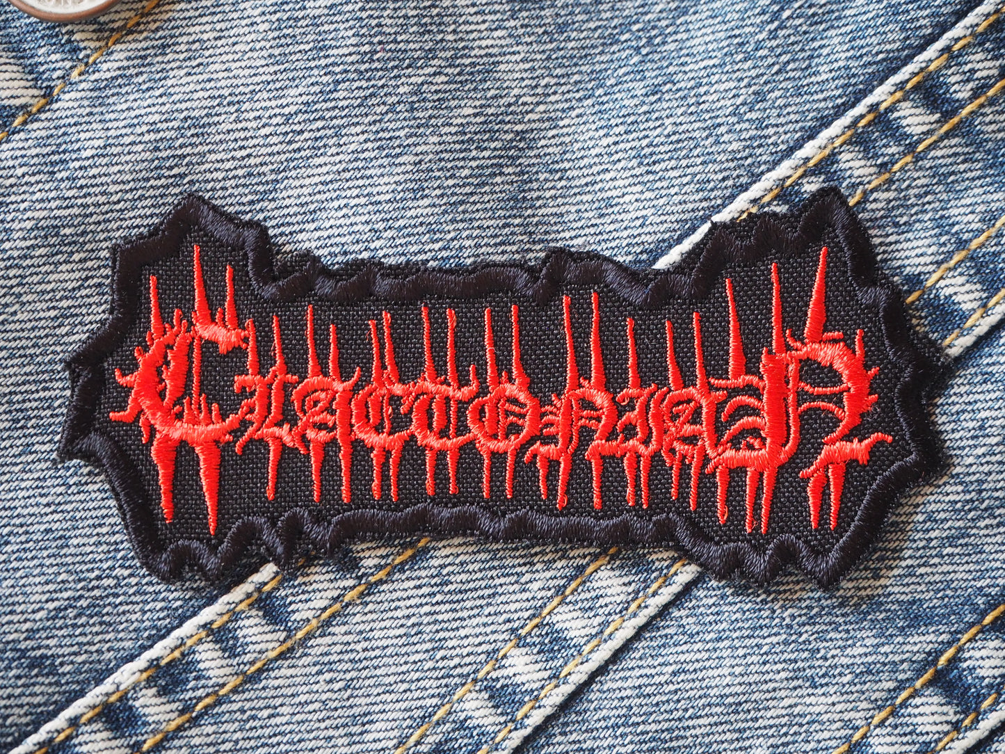 Goat Black Thrash Death Metal Embroidered Patches