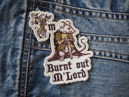 Dungeon Synth Medieval Sword Knight Inspired Patch