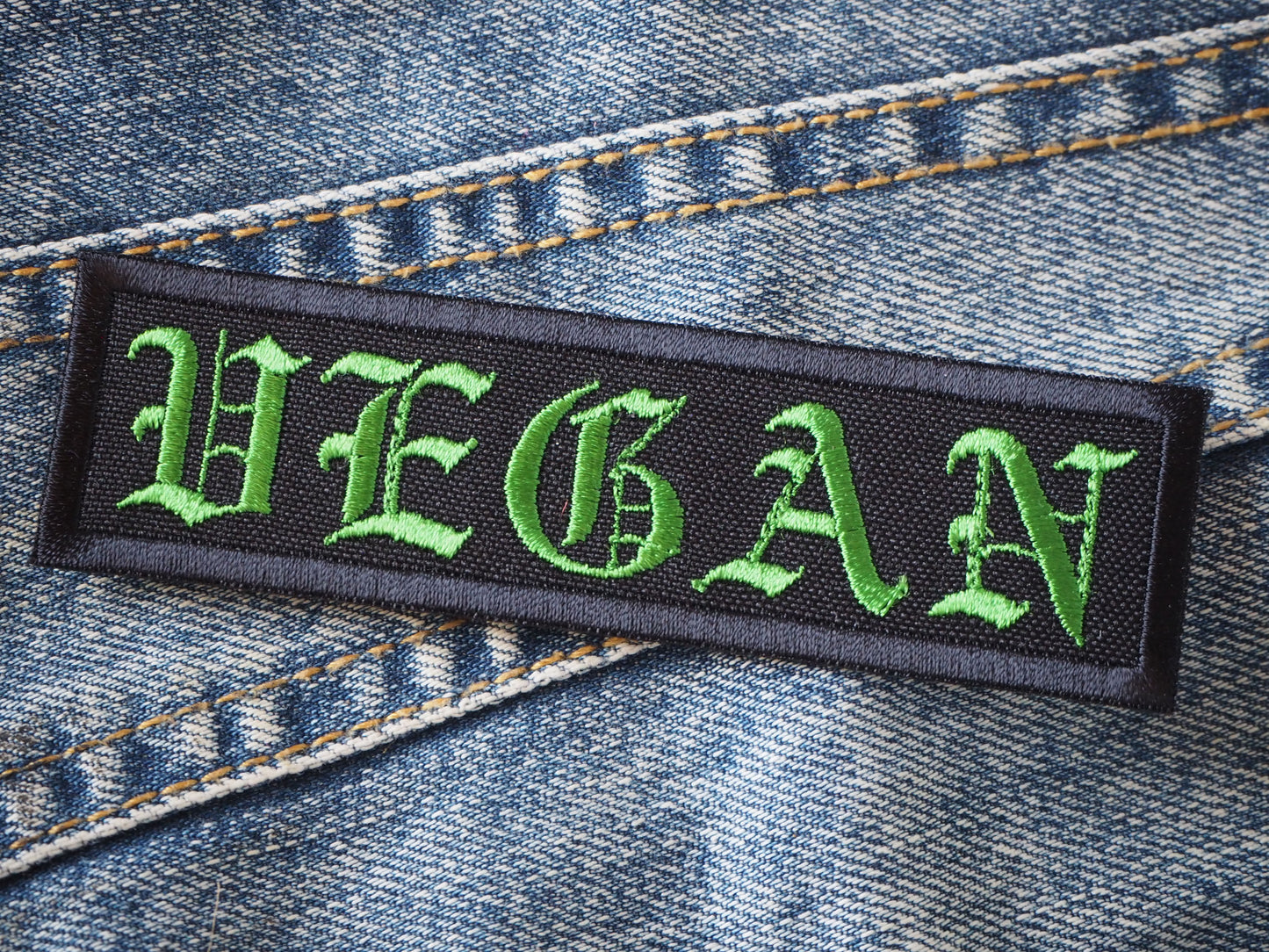 Vegan Embroidered Patch