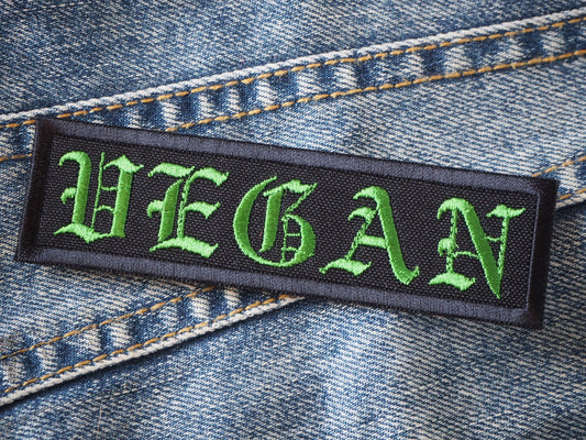 Vegan Embroidered Patch