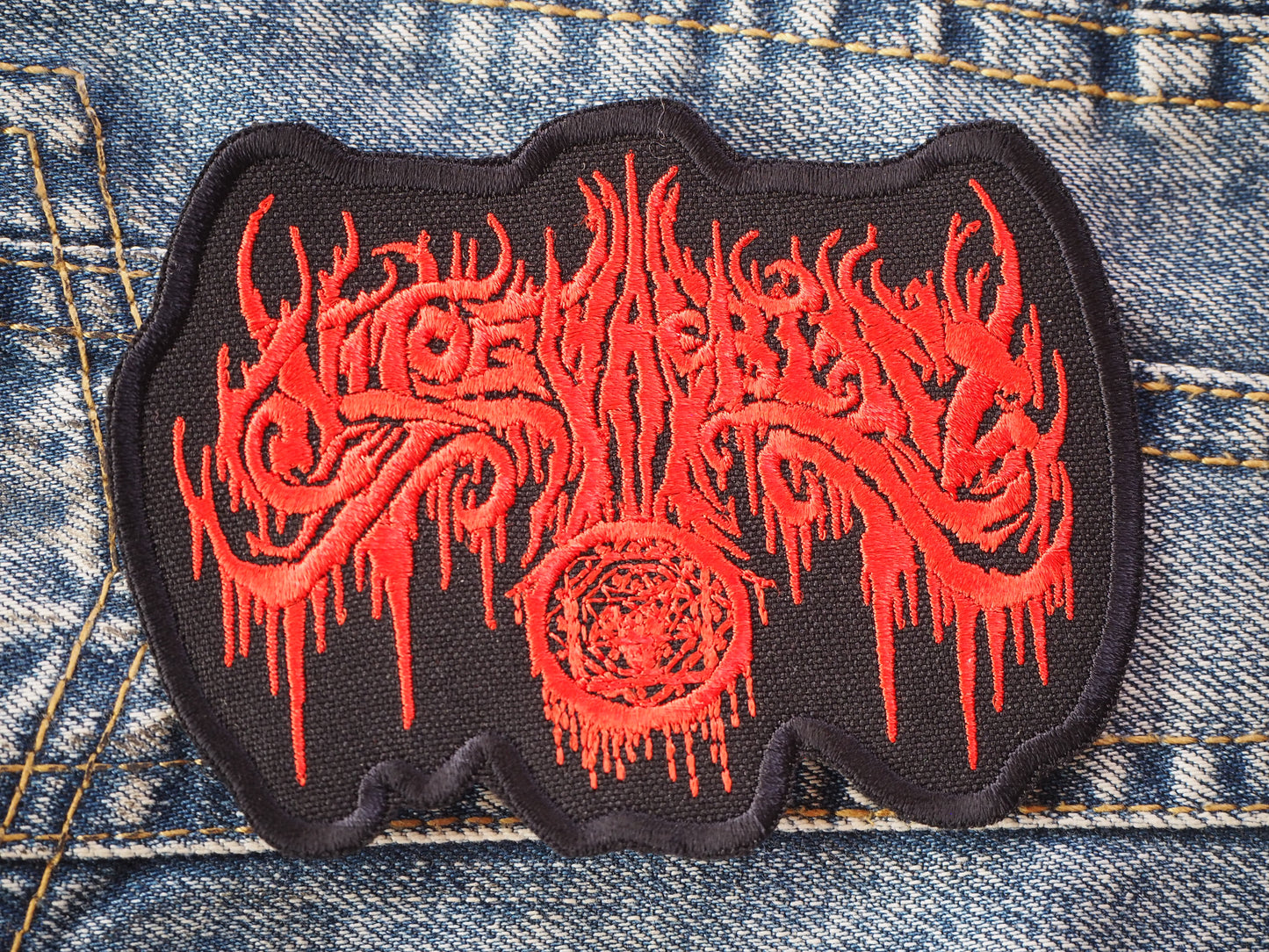 Goat Black Thrash Death Metal Embroidered Patches