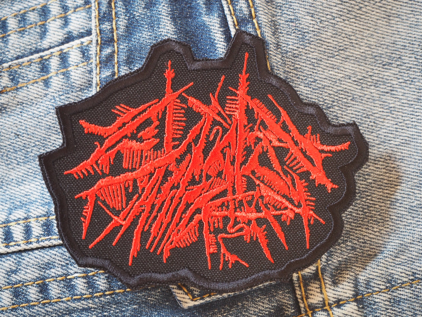 Goat Black Thrash Death Metal Embroidered Patches