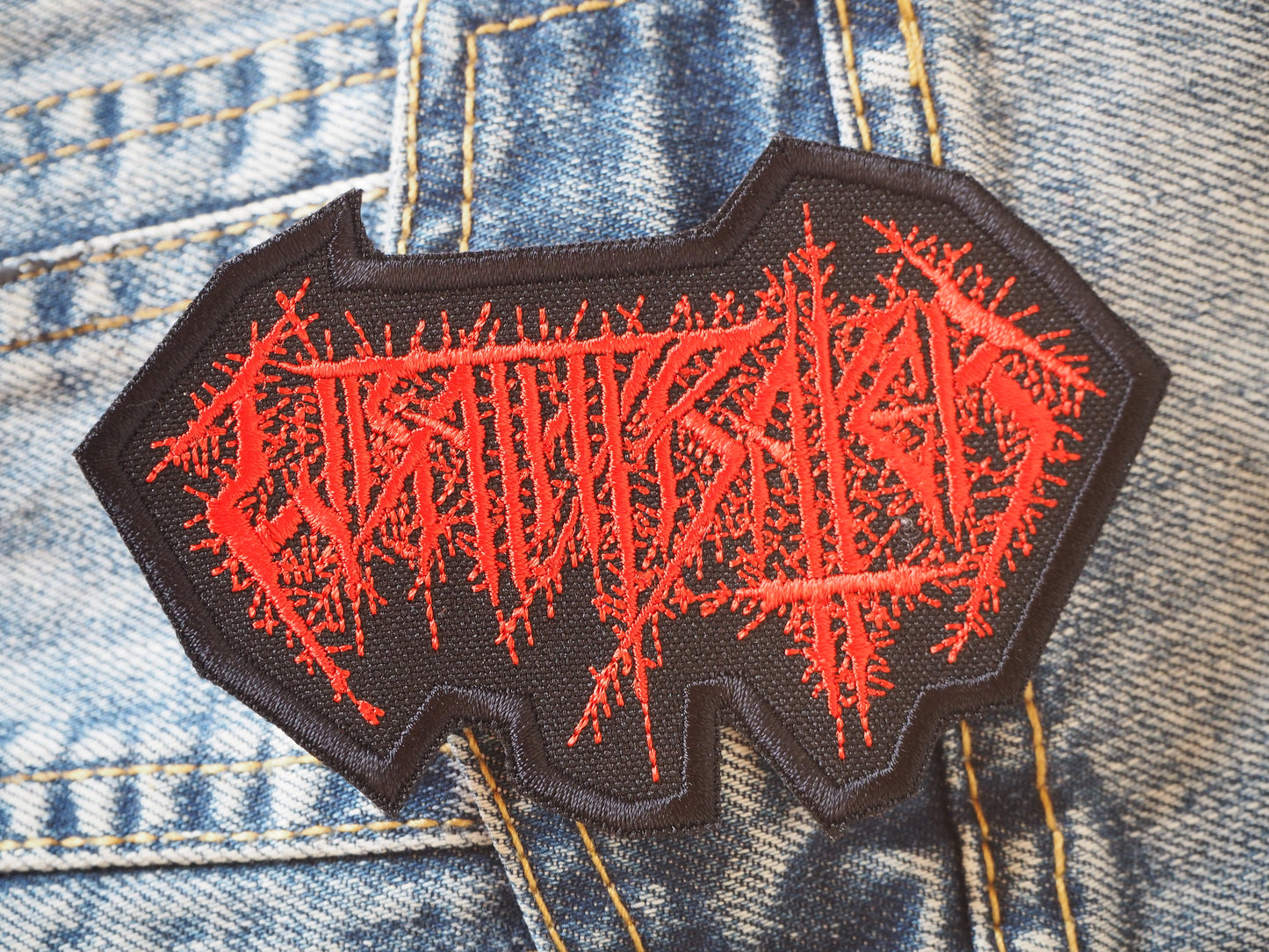 Goat Black Thrash Death Metal Embroidered Patches
