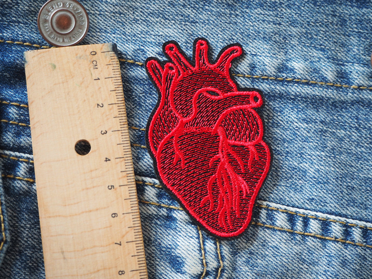 BLOODY HEART Embroidered patch