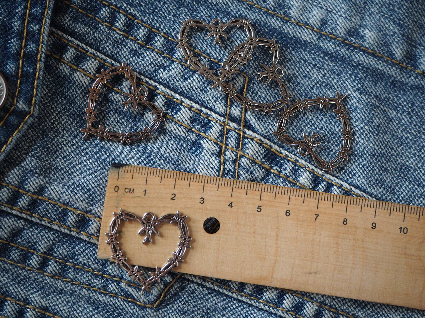 Depressed Heart Metal Pendant
