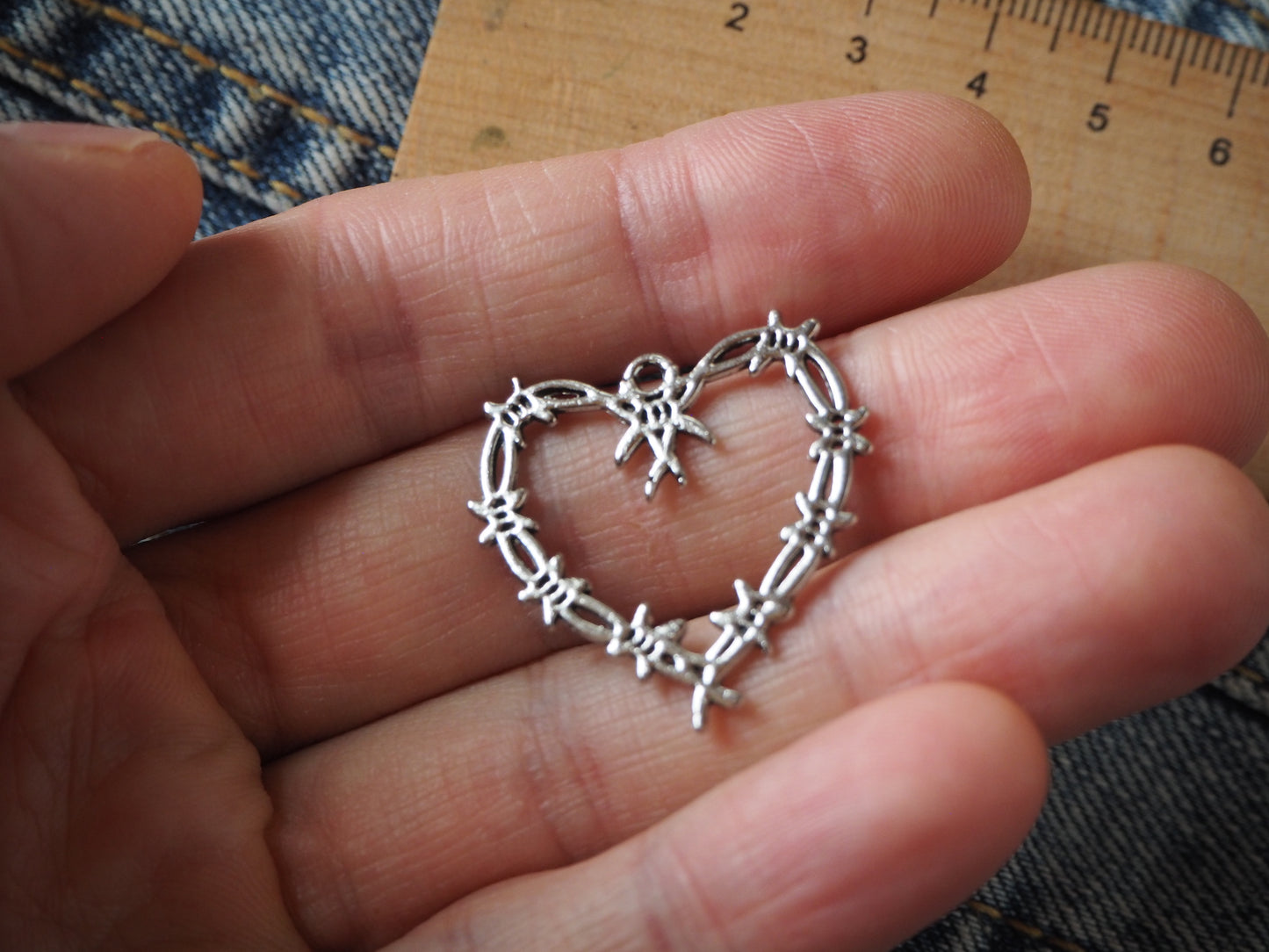 Depressed Heart Metal Pendant