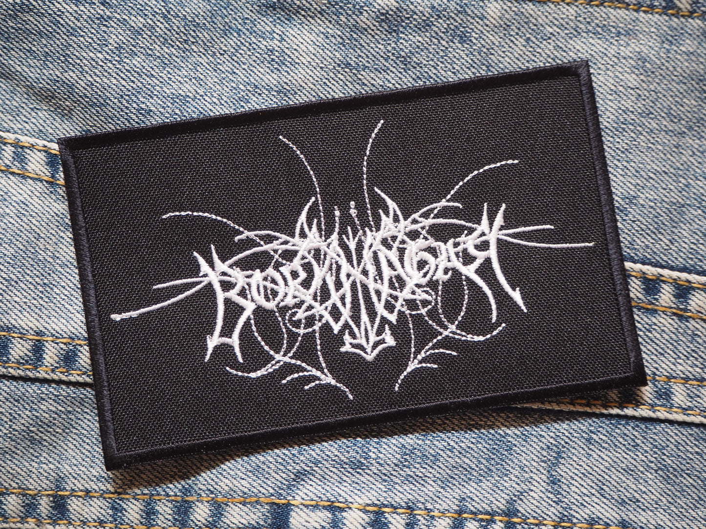 Borknagar Black Metal Embroidered Patch