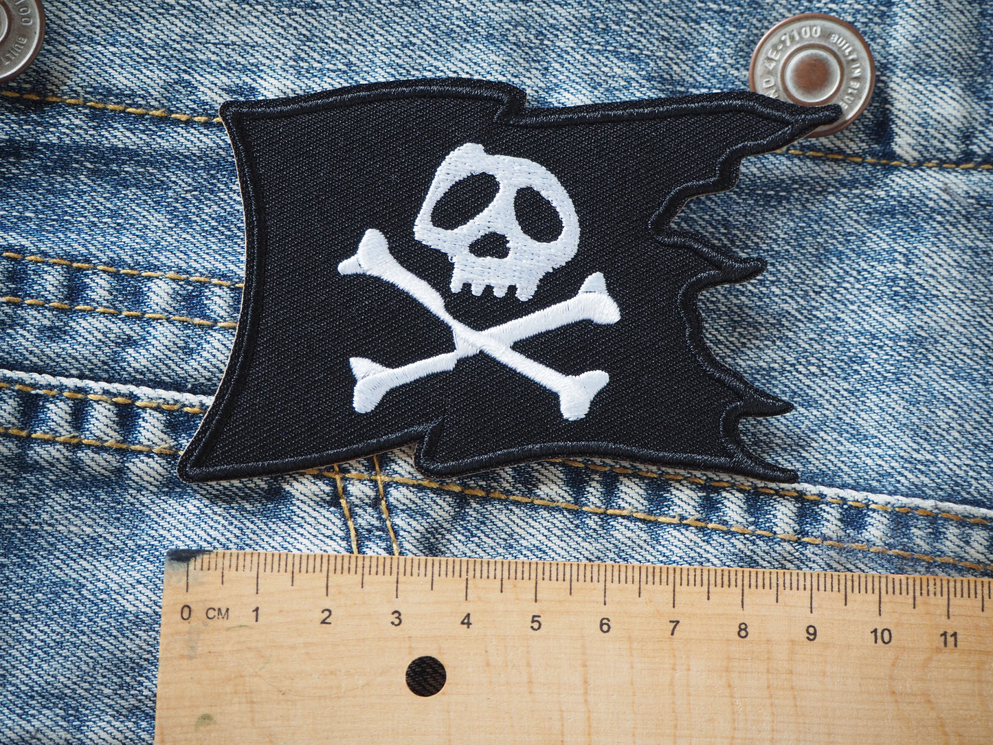 SKULL Embroidered patch