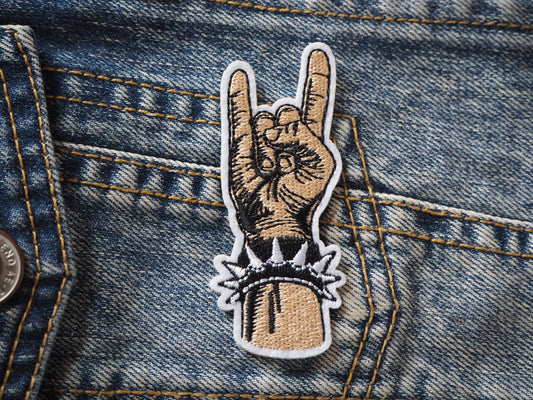 HEAVY METAL Symbol Embroidered patch