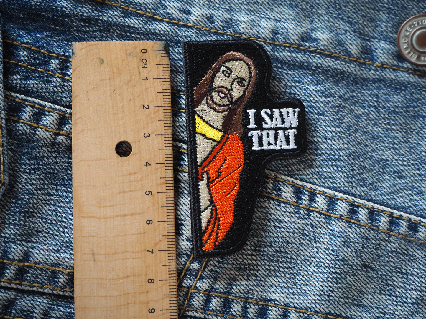 I SAW THAT funny (hook-on) patch