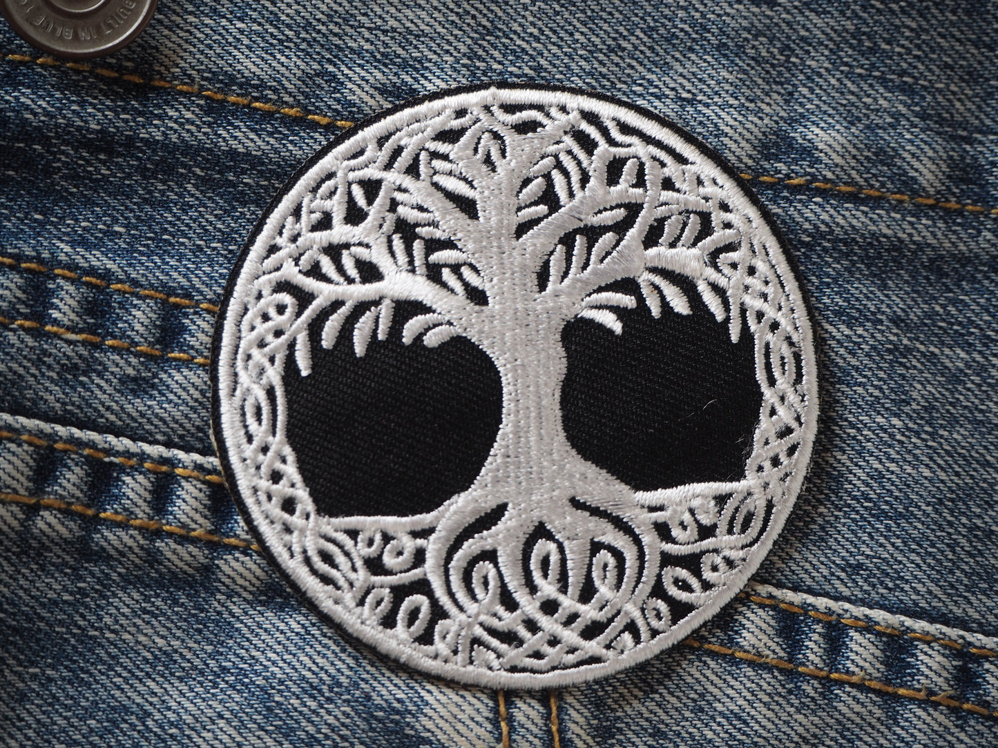 Yggdrasil Viking Symbol Embroidered Patch