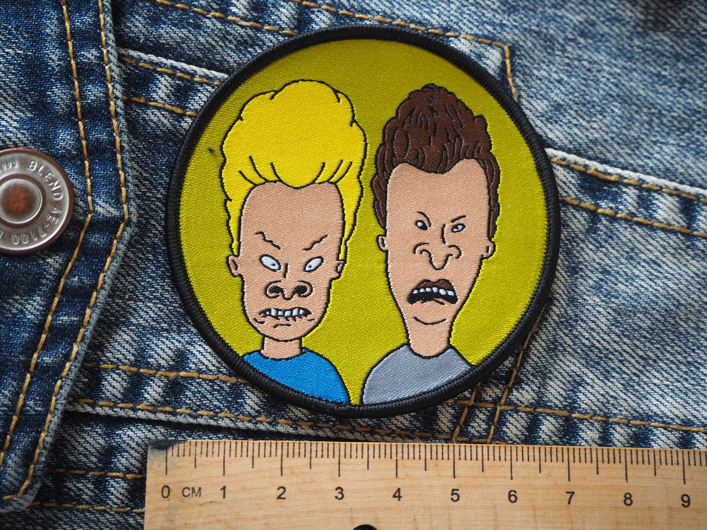 Funny Heavy Metal inspired patch