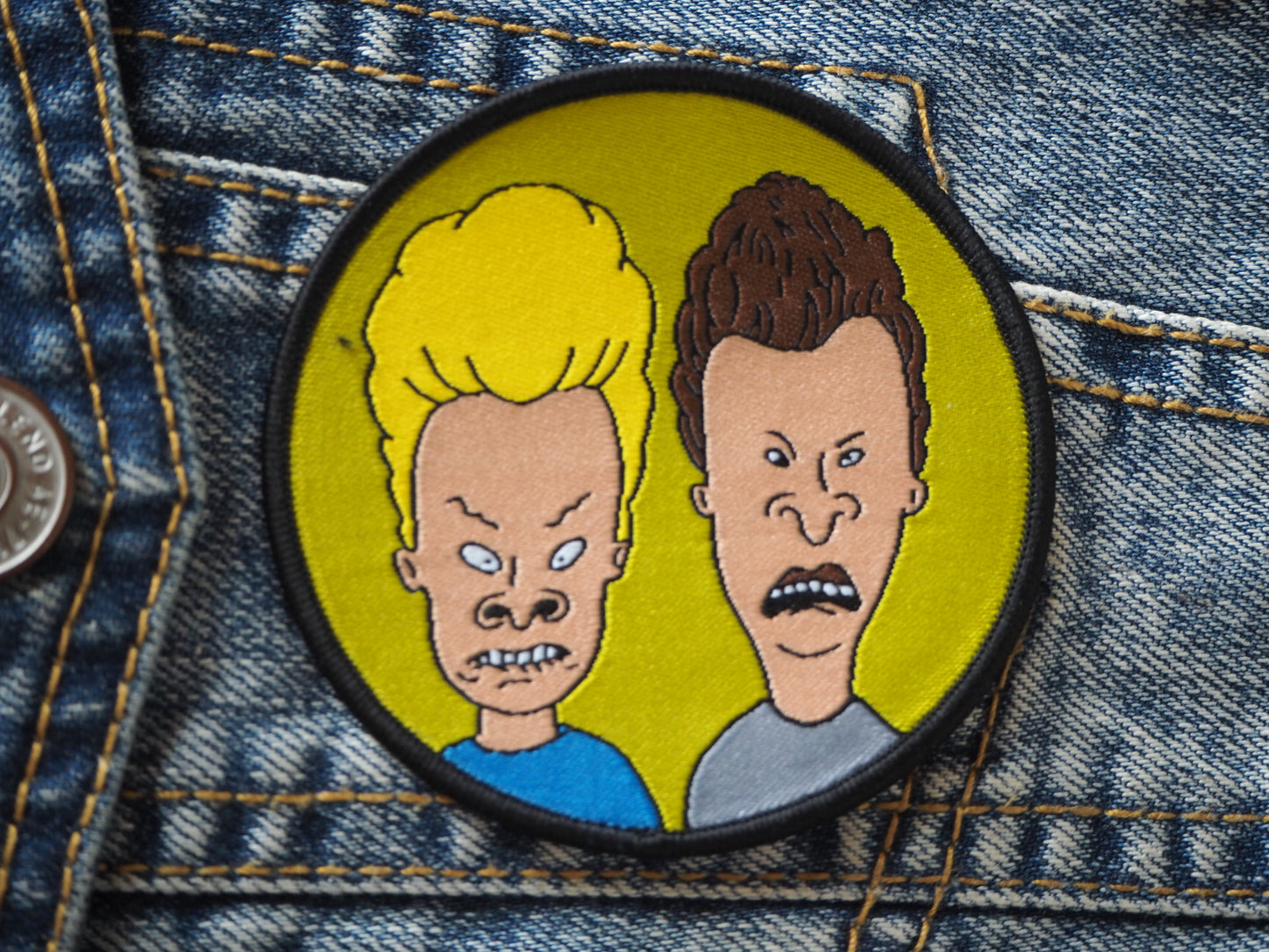 Funny Heavy Metal inspired patch