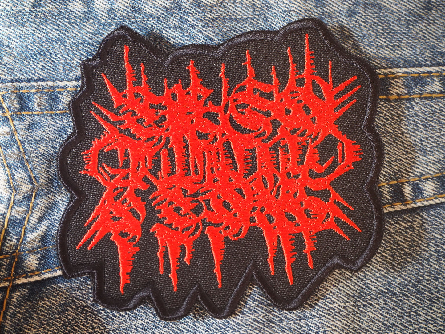 Goat Black Thrash Death Metal Embroidered Patches