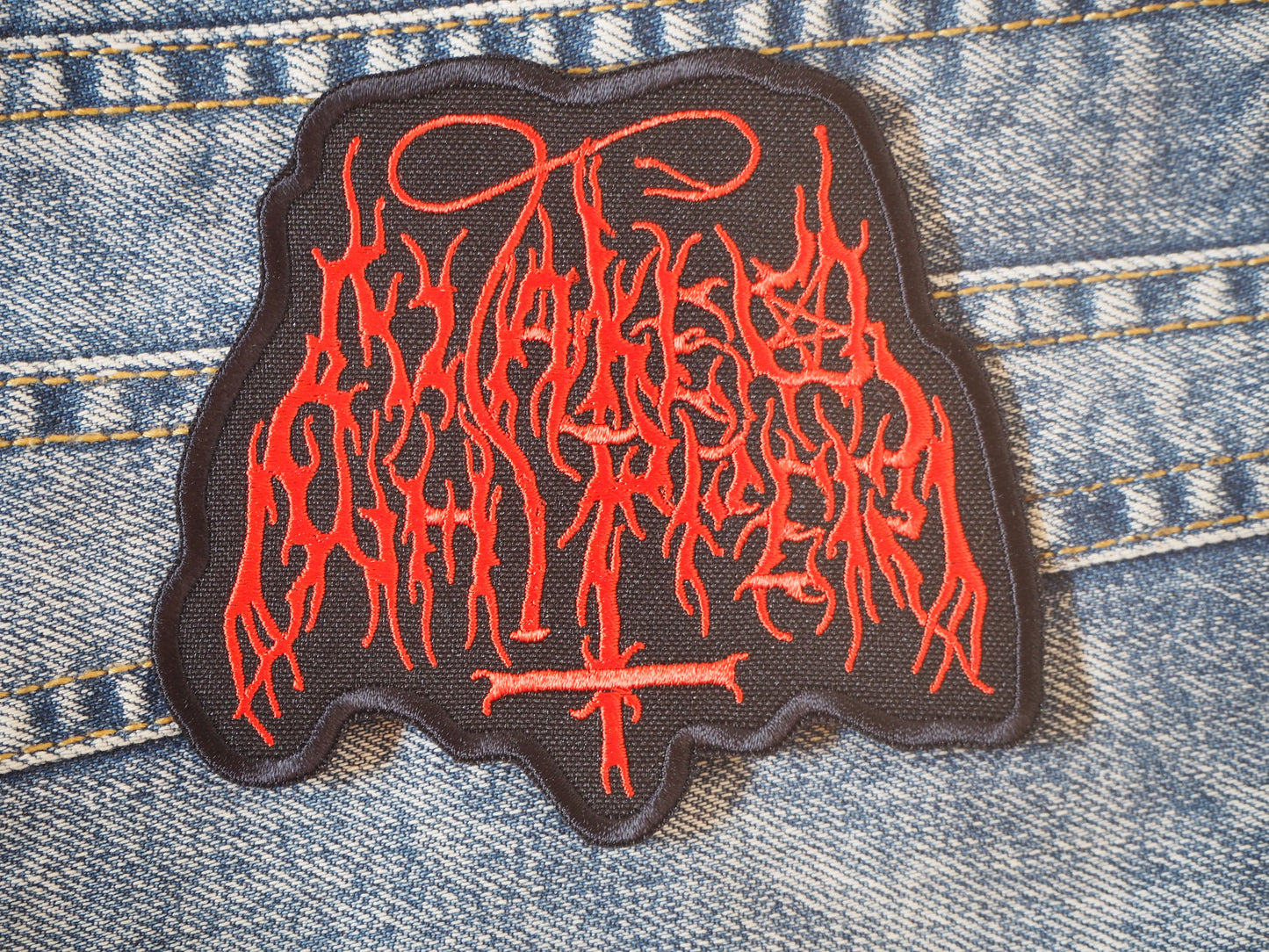Goat Black Thrash Death Metal Embroidered Patches