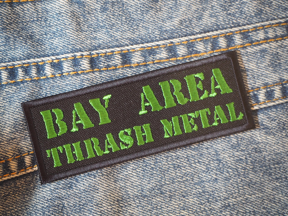 Bay Area Thrash Metal Embroidered Patch