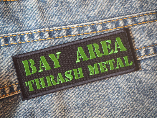 Bay Area Thrash Metal Embroidered Patch