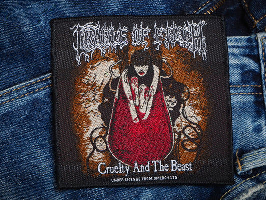 Cradle Of Filth Woven Patch Black Vampyric Metal