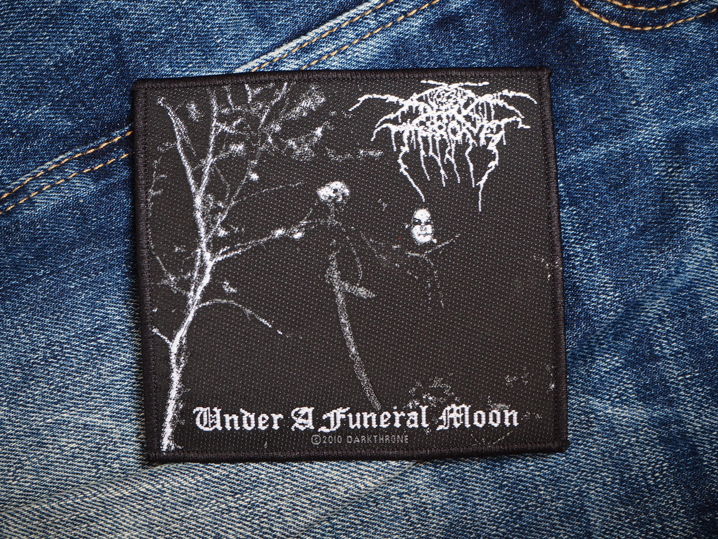 Darkthrone Under A Funeral Moon Black Metal Patch
